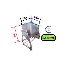 Máy trộn chữ U 500kg/mẻ TPT127