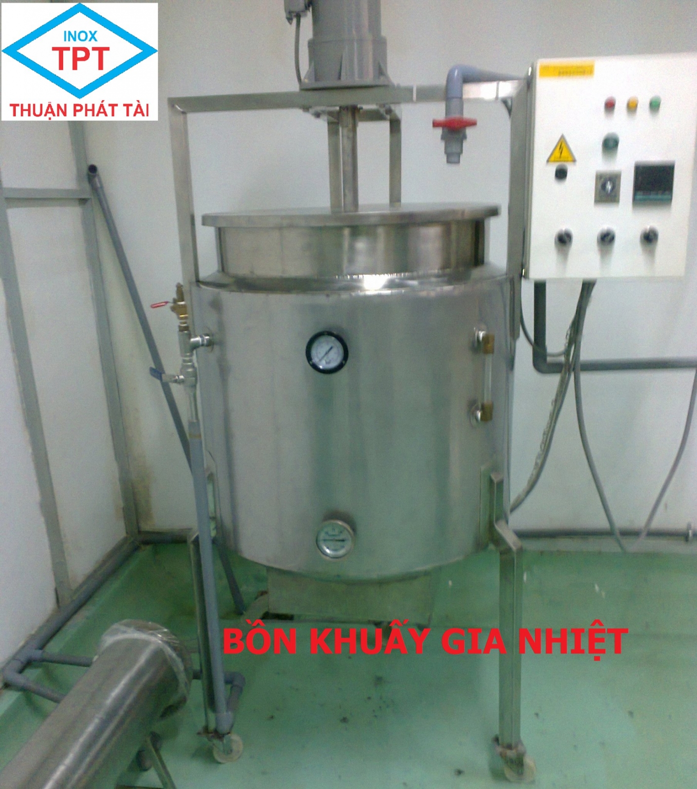 BỒN KHUẤY GIA NHIỆT 2 BỒN KHUẤY GIA NHIỆT - Ảnh 2