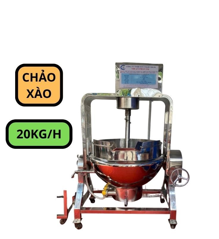Chảo xào nhân công nghiệp công suất 20kg/mẻ TPT94 1 Chảo xào nhân công nghiệp công suất 20kg/mẻ TPT94