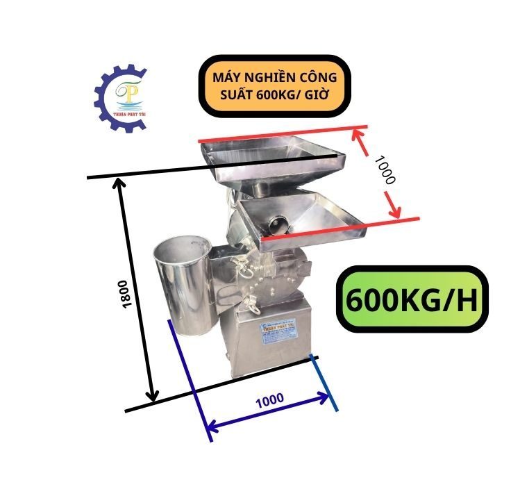 Máy nghiền siêu mịn công nghiệp công suất 600kg/h TPT114 1 Máy nghiền siêu mịn công nghiệp công suất 600kg/h TPT114