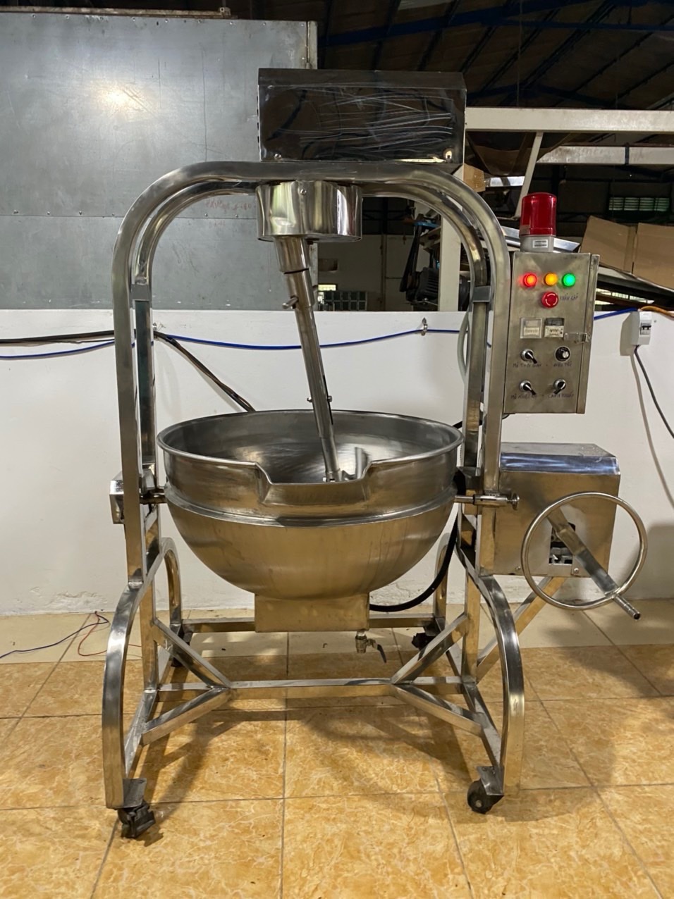 Chảo xào nhân công nghiệp công suất 20kg/mẻ TPT94 4 Chảo xào nhân công nghiệp công suất 20kg/mẻ TPT94 - Ảnh 4