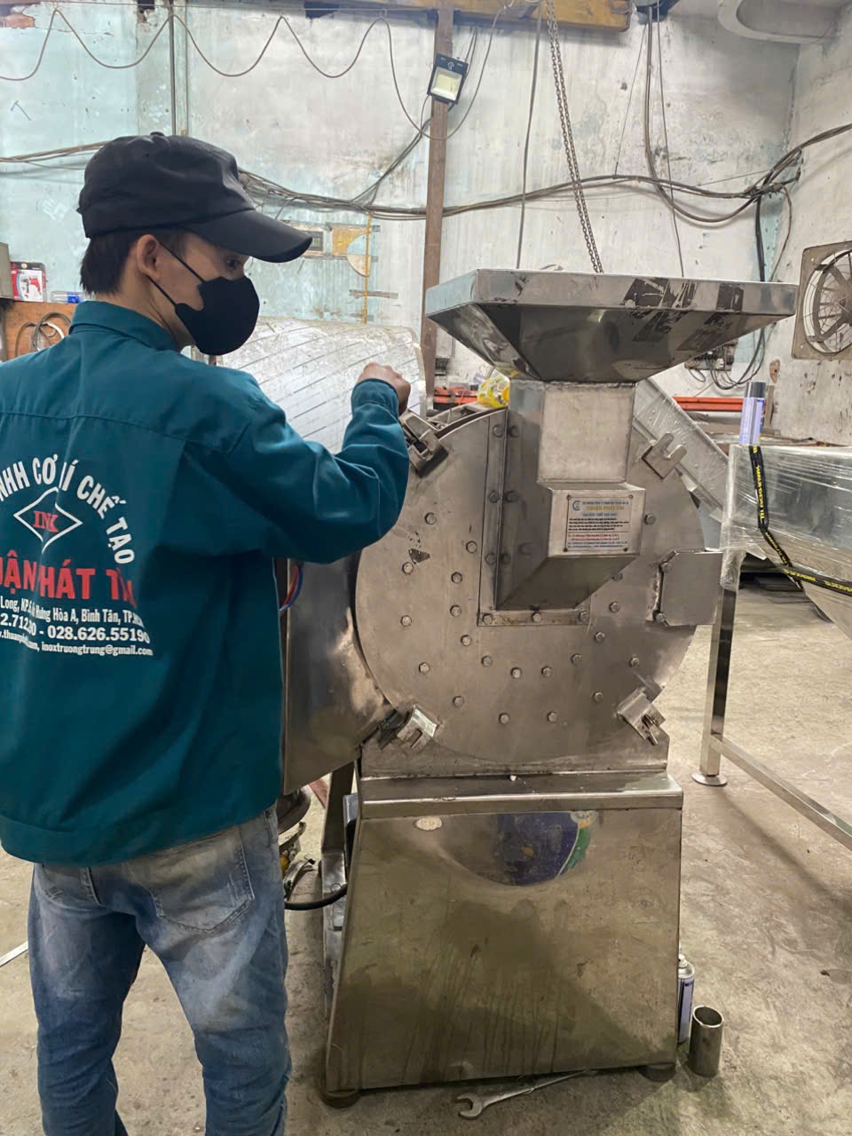 Máy nghiền siêu mịn công nghiệp công suất 600kg/h TPT114 7 Máy nghiền siêu mịn công nghiệp công suất 600kg/h TPT114 - Ảnh 7